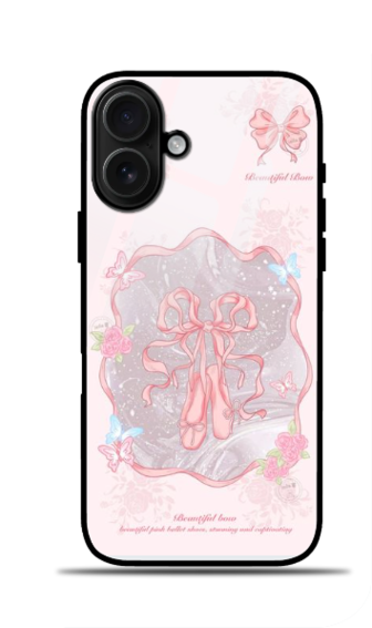 Ballerina Baby iPhone Glass Case White iPhone 16