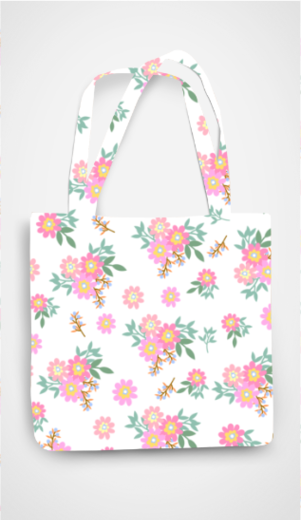 Happy Bloom Flower Zipper Tote 🌸✨