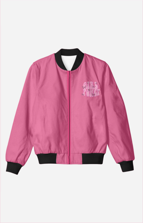 Girl Power Bomber Jacket 💖✨