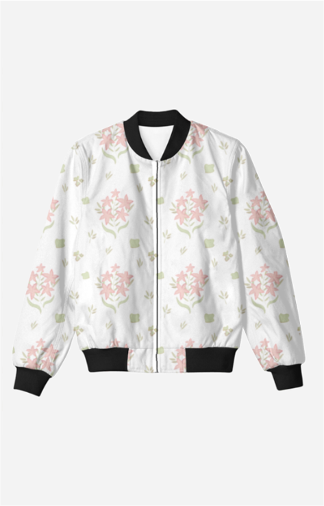 Delicate Jaipur Bomber Jacket 🌸✨