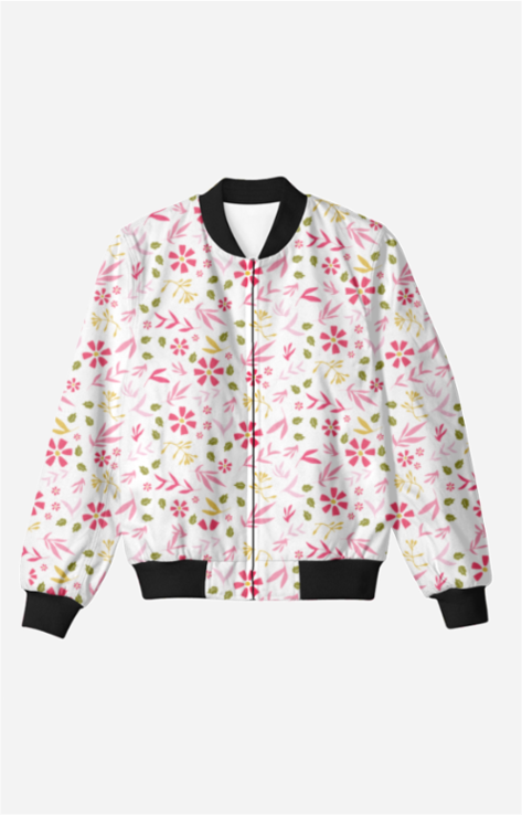 Flora-Full Bomber Jacket 🌸✨