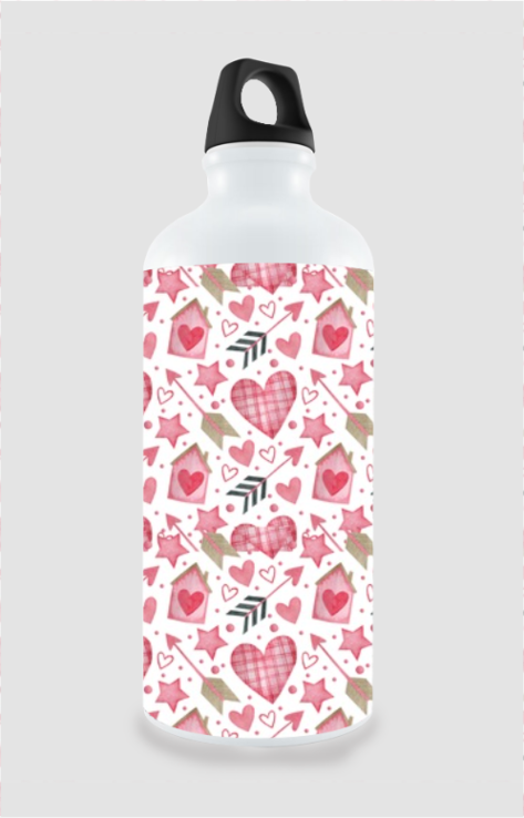 House and Hearts Water Bottle 🏡💖