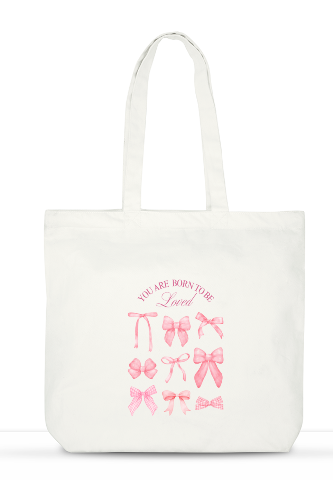 Born to Be Loved Large Tote Bag 💖✨