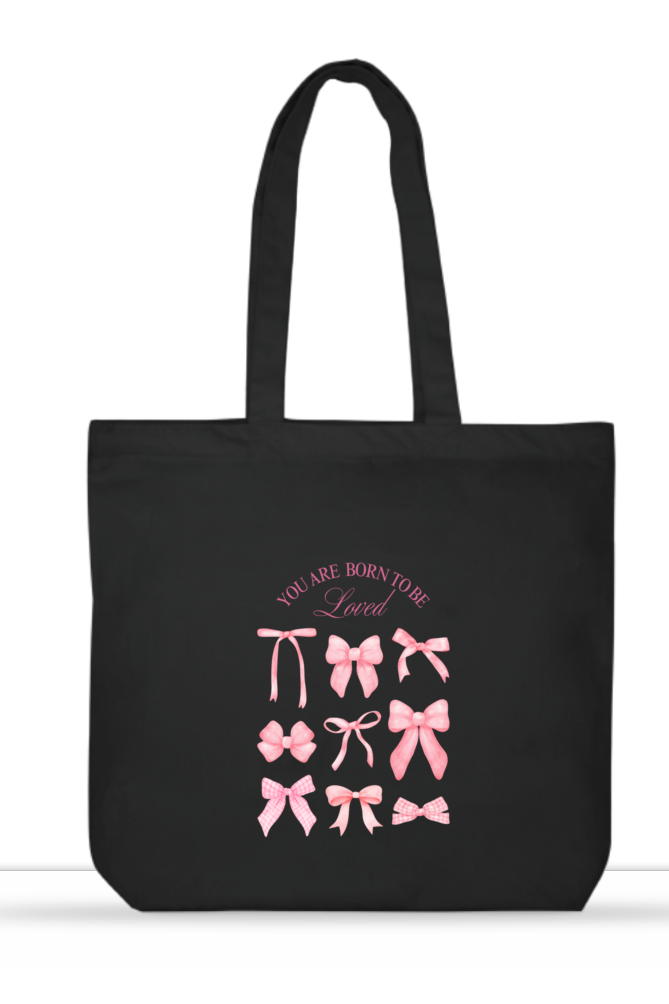 Born to Be Loved Large Tote Bag 💖✨