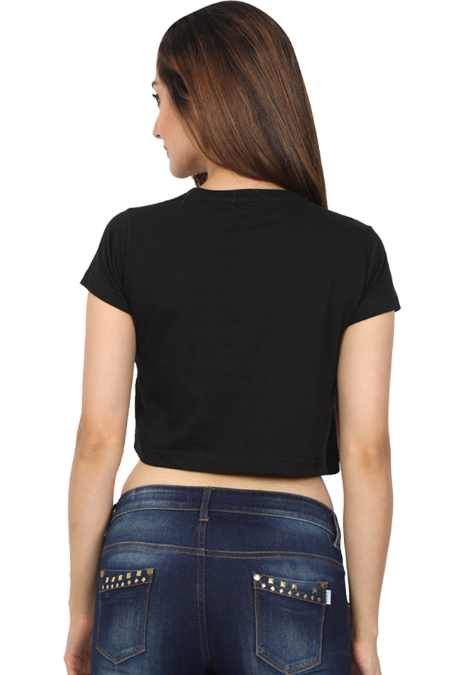 Bow Lipstick Cropped Tee