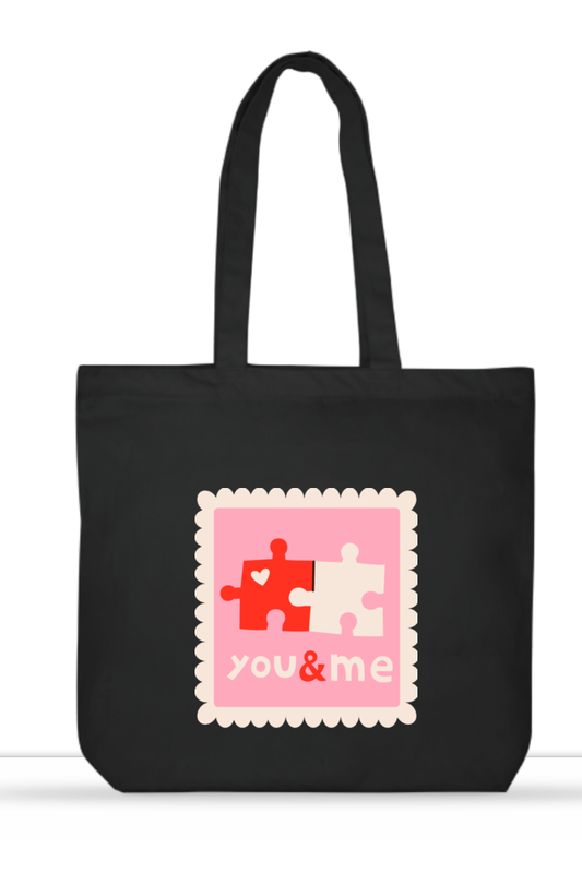 Perfect Piece You & Me Everyday Large Tote Bag with Zipper 💖👜