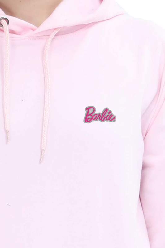 Embroidered Barbie Hoodie For Women