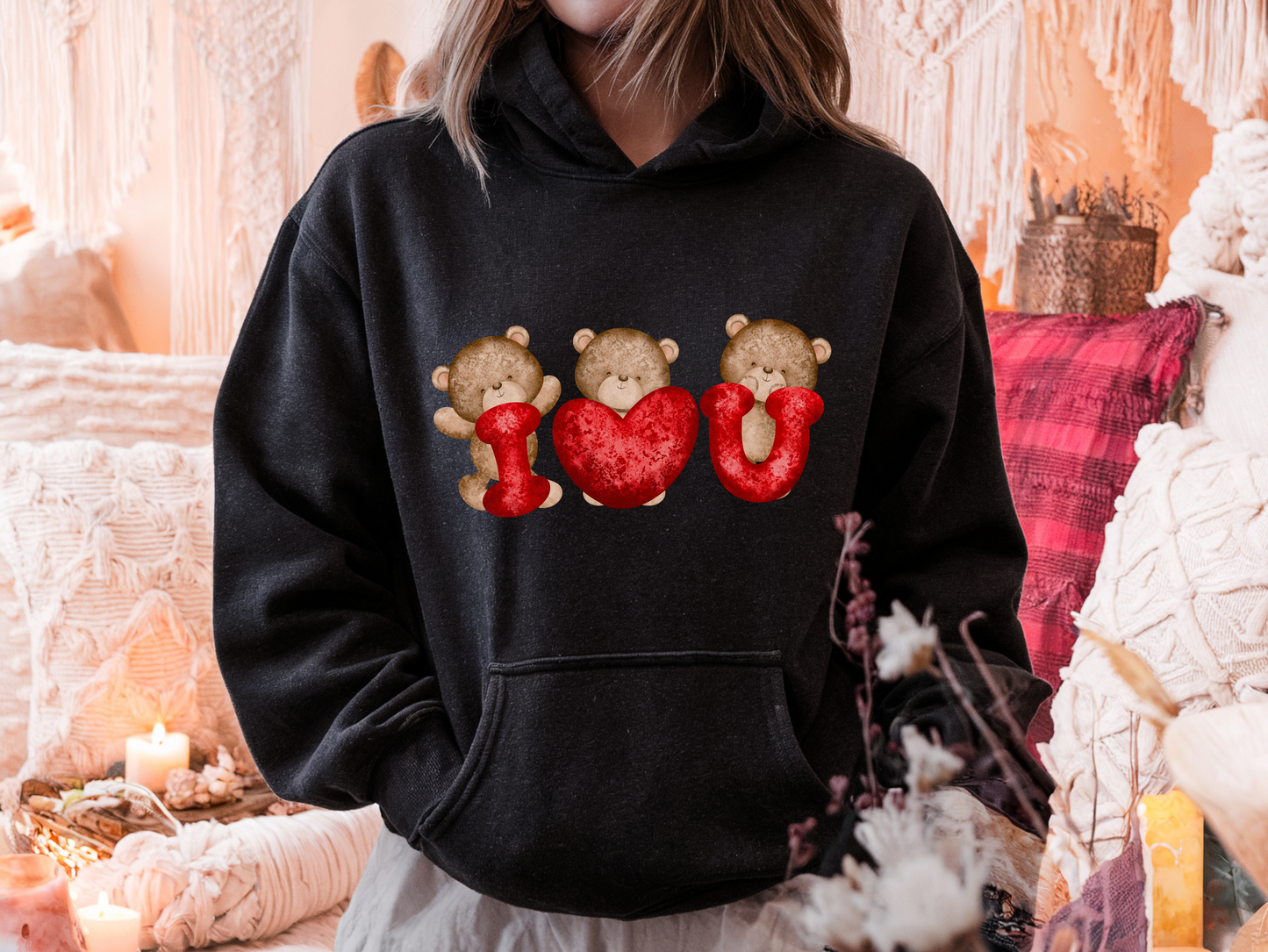 Beary Love Hoodie 🐻💖