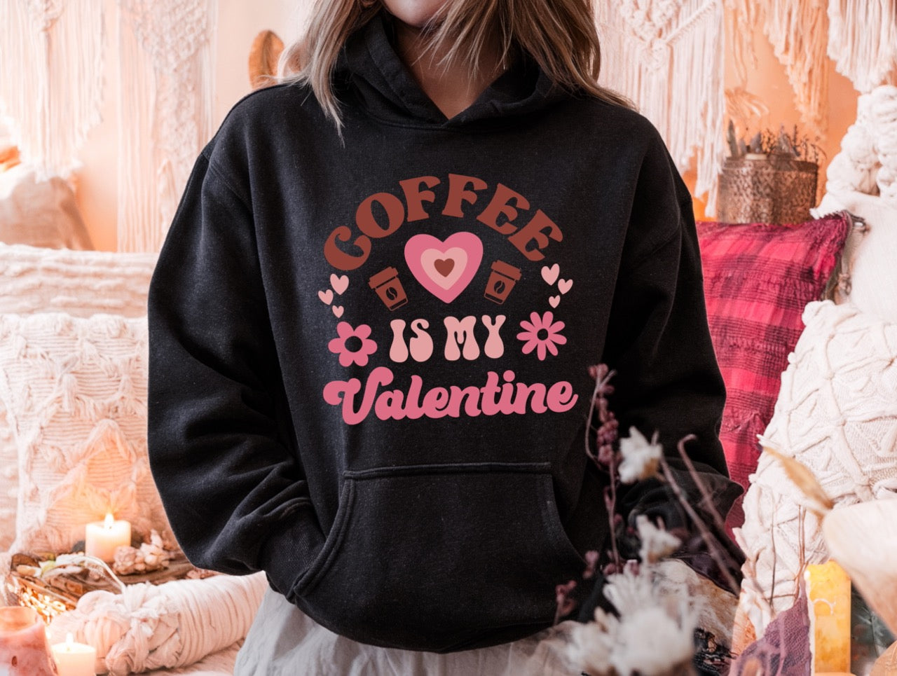 Coffee Is My Valentine Hoodie ☕❤️