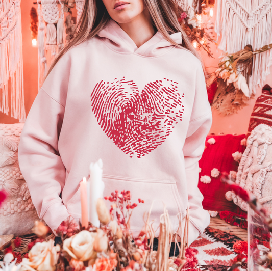 Couple Thumbprint Heart Sweatshirts ❤️✨