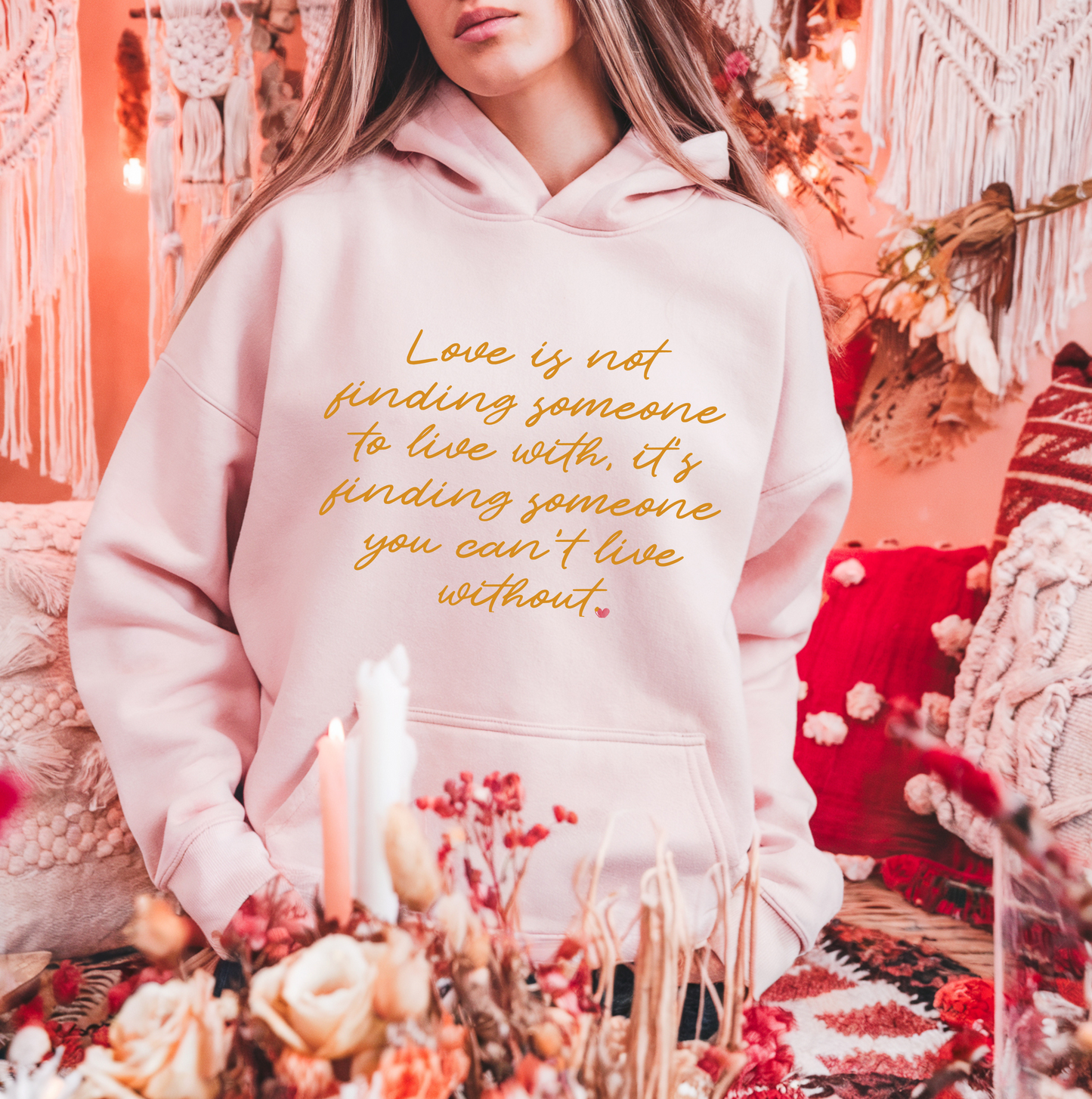 Romantic Love Letter Cozy Hoodie 🌹✨