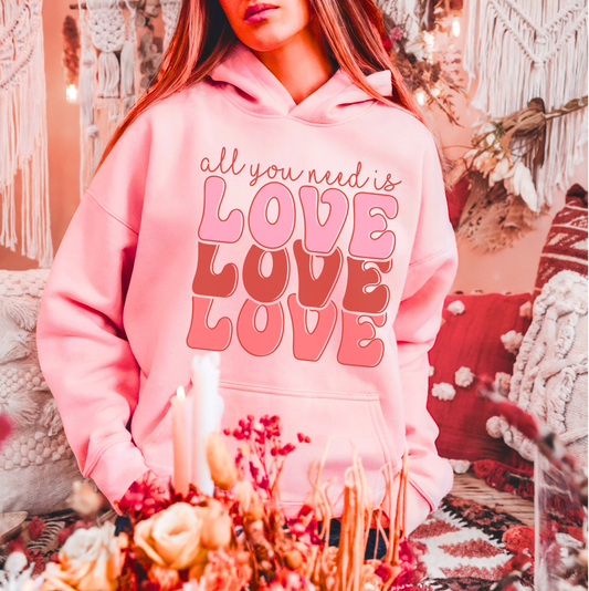 All You Need Is Love Hoodie ❤️✨